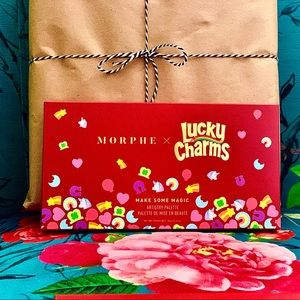 Morphe x Lucky Charms Eyeshadow Palette plus Brush /Makeup Bag Set NEW